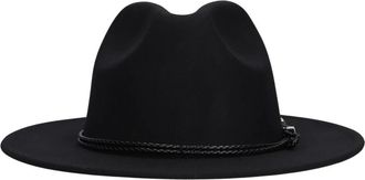 Guess Fedora Hoed - Dames - Accessoires - Zwart - Maat: M Synthetisch