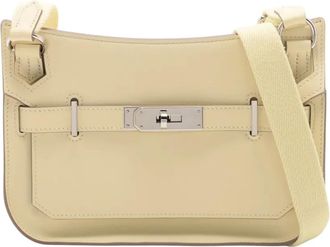 Hermès 2024 Mini Swift Jypsiere crossbody bag - women - Calf Leather/Leather - One Size - Yellow