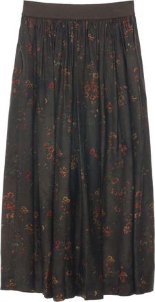Uma Wang Gillian maxi skirt - Brown