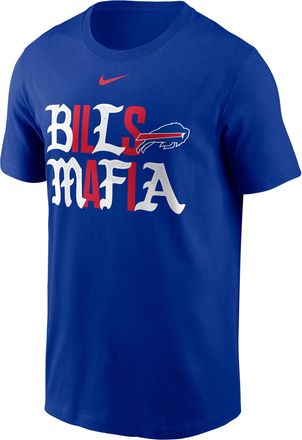 Nike Buffalo Bills Mafia Wordmark Club Nike Mens NFL T-Shirt in Blue | N1994DA81-PKX