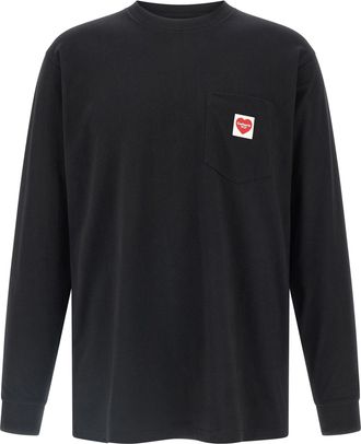 Carhartt Work in Progress Pocket Heart T Shirt Nero-Uomo
