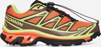 Salomon XT-6 Sneakers Red Orange / Sharp Green / Black