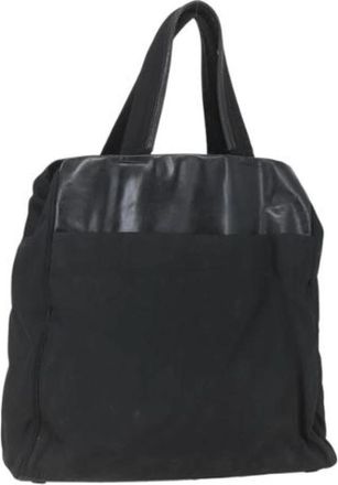 Prada Pre-owned Vintage Nylon Tote Bag - Dames - Vintage Shopper - Zwart - ONE Size - Nylon - Vintage