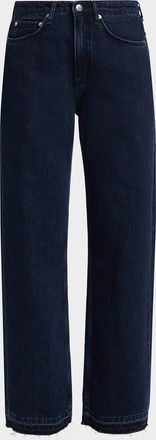 Rag & Bone Logan Mid-Rise Wide-Leg Jeans