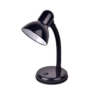 OEM L&aacute;mpara De Escritorio B&aacute;sica, 1 L&aacute;mpara De Escritorio, Hecha De Acero Y Pl&aacute;stico, Color: Negro