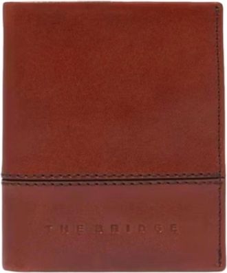The Bridge Creditcardhouder/6 Base 3 U - Heren - Portefeuilles - Bruin - ONE Size - Leer - Accessoires