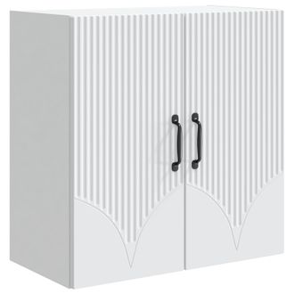 vidaXL Armario De Pared Blanco 59 X 31 X 60 Cm Madera De Ingenier&iacute;a Vidaxl