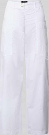 Marc Cain Wide Fit Stoffhose mit aufgesetzten Taschen in Weiss, Gr&ouml;&szlig;e 34