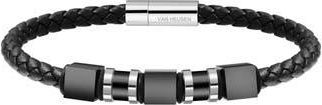 Van Heusen Mens Ornaments Leather Bracelet in Black at Nordstrom Rack