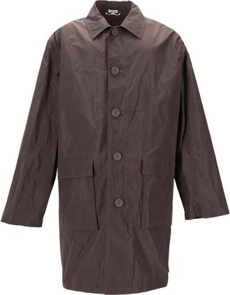 Thom Browne Grey Shirt Collar Jacket