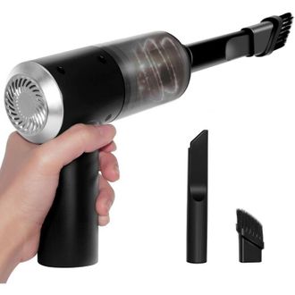 OEM Aspiradora De Mano Inal&aacute;mbrica - Mini Aspiradora Inal&aacute;mbrica Ligera Para Coche - Aspiradora De Mano Para S&oacute;lidos Y L&iacute;quidos Con Luz Led - Crezuo