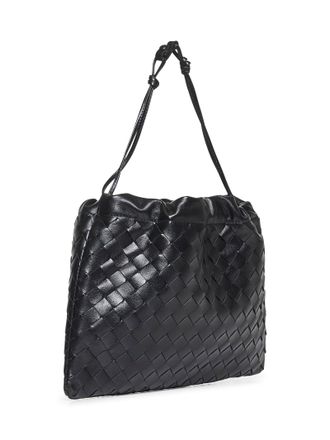 Bottega Veneta Womens Dust Bag Black Calfskin