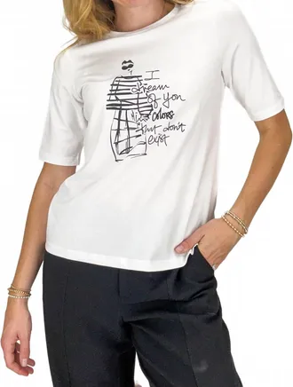 Margittes Dreaming Of You Tee In White