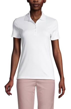 Lands End Supima Cotton Polo Shirt in White at Nordstrom, Size X-Small P