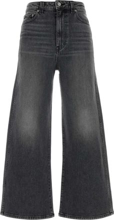 Khaite Black Stretch Denim Delina Jeans