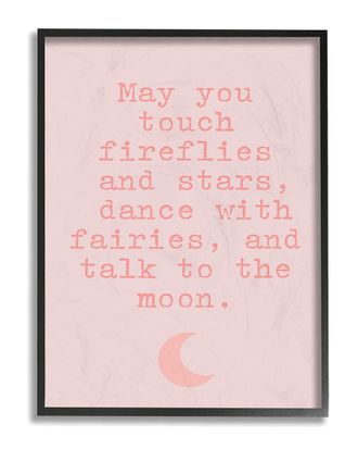 Stupell Industries The Kids Room By Stupell Fireflies Stars & Fairi