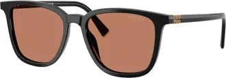 Miu Miu Sunglasses, unisex, Black, Size: 53 MM 0MU B03S