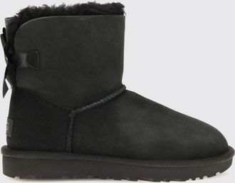 UGG Stivaletto Mini Bailey Bow II in pelle scamosciata con fiocco