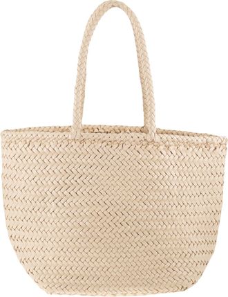 Dragon Grace Basket Kleine geflochtene Ledertasche