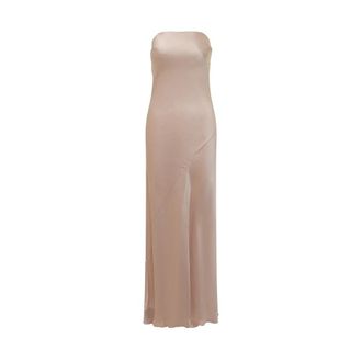 Pinko Farro Dress - Dames - Avondkleed - Roze - S - Polyester - Kleedjes