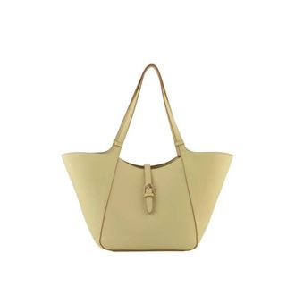 Pourchet Tassen, Dames, Groen, ONE Size, Leer, LEnvol&eacute;e Cabas