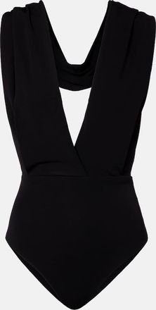 Balmain Body in jersey con cappuccio