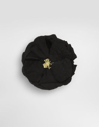 Dolce & Gabbana Floral Cotton Brooch - Man Bijoux Multi-colored Onesize