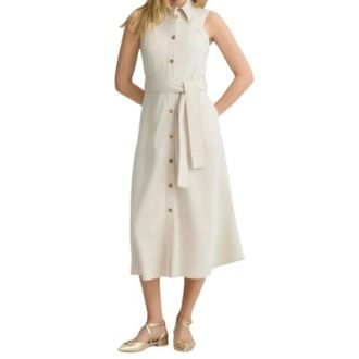 Liu Jo Shirt Dresses, female, Beige, Size: S Wa5421 T3406 Shirt Dress