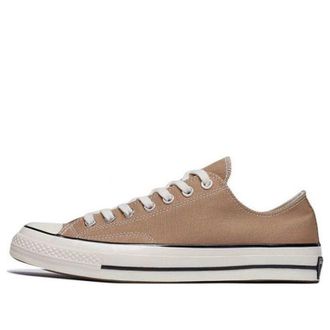 Converse CHUCK 70 OX Low Tops Retro Skateboarding Shoes Brown 161504C