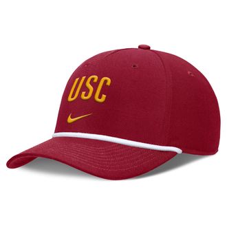 Nike USC Primetime Rise Campus Nike Mens College Adjustable Hat in Red | NC9669WSCJ-SJM
