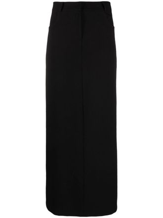 Frankie Shop Malvo pencil maxi skirt - Black