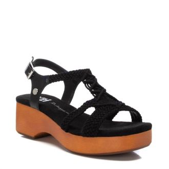 Xti Womens Fashion Platform Sandals In Black