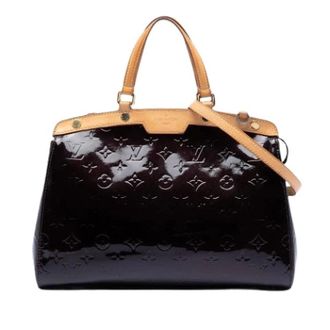 Louis Vuitton Pre-owned Handbags, female, Purple, Size: ONE SIZE Pre-owned Brea MM