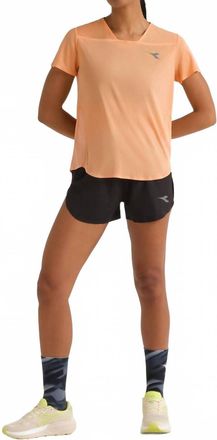Diadora Super Light Fibrazero Split Shorts In Black