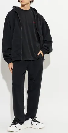 VETEMENTS T-shirt With Printed Logo, Mens, Black