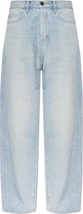 Balenciaga Wide Jeans, male, Blue, Size: M Wide-leg Jeans