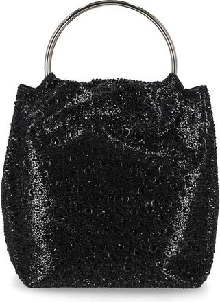 Jessica McClintock Nikki Ring Top Handle Clutch in Black at Nordstrom Rack