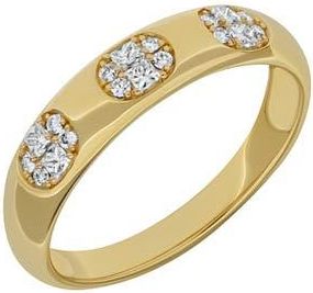 Bony Levy Mika Oval Diamond Cluster Ring in 18K Yellow Gold at Nordstrom, Size 5.5