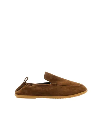 Bottega Veneta Brown Suede Loafers