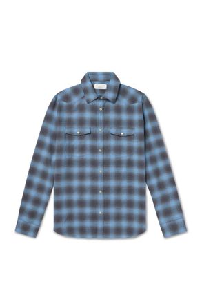 Mr P. Checked Cotton-Flannel Shirt