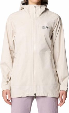 Mountain Hardwear Threshold Parka Jacket In Talc