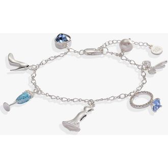 Alex and Ani Future Mrs. Mother of Pearl Charm Bangle in Silver at Nordstrom