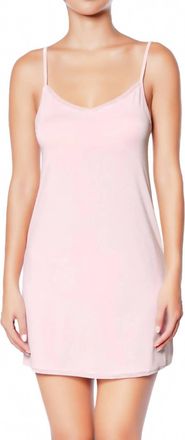 Addiction Lingerie Douceur Soft Camisole Dress In Blush