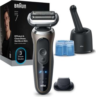 OEM Afeitadora Braun Serie 7 72-c7200cc Para Uso En Seco Y H&uacute;medo, 1 Unidad