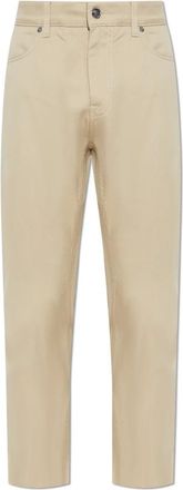 Etro Katoenen Taps Toelopende Broek - Heren - Slim Fit Broeken - Beige - W30 - Katoen - Broeken