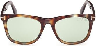 Tom Ford Kevyn 52mm Square Sunglasses in Vintage /Light Havana at Nordstrom