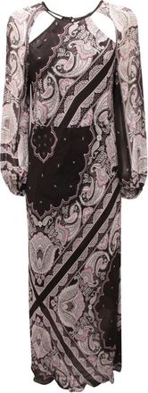 Twinset Elegante Italiaanse Jurk Model 221Tp 270E - Dames - Maxi kleedjes - Zwart - M - Kleedjes