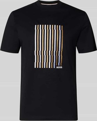 HUGO BOSS Regular Fit T-Shirt aus reiner Baumwolle Modell C-THOMPSON 41 in Black, Gr&ouml;&szlig;e XXXL