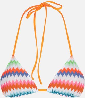 MC2 Saint Barth Woman Chevron Triangle Top