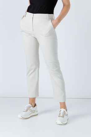 Móveis Conquista Sand Colour Fitted Stretch Pants